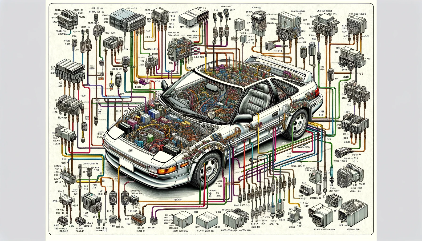 1993 MR2配線図の詳細ガイドと活用法